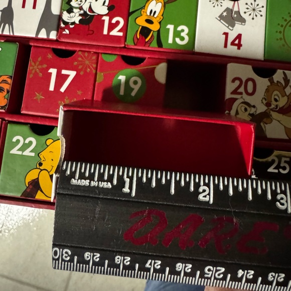 Disney Christmas Tree Advent Calendar Small Boxes Mickey Winnie the Pooh Pluto - Picture 5 of 5